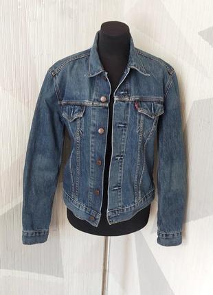 Куртка жіноча з джинси, джинсова куртка, джинсовка levis 70590