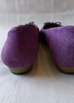 Туфлі мокасини лодочки clarks натур.шкіра р.6,5 /407 фото