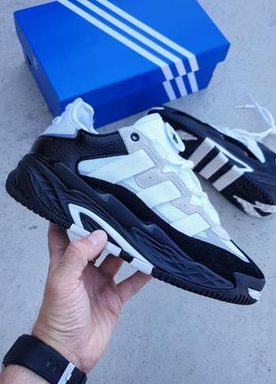 Кросівки adidas niteball •black white• арт #625-18