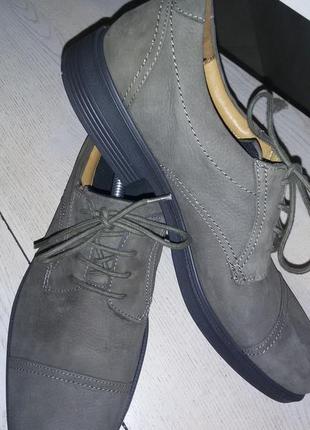 Hotter (немечки)- туфли из велюрового нубука размер 45 (29,5 см)
