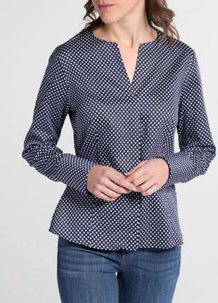 Чарівна сорочка в принт з якісної швейцарської бавовни німецького бренду eterna