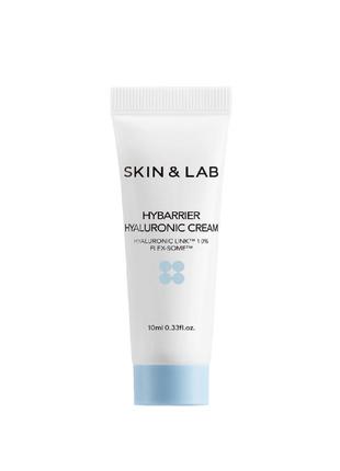 Миниатюра увлажняющего крема с гиалуроновой кислотой skin&amp;lab hybarrier hyaluronic cream 10 ml