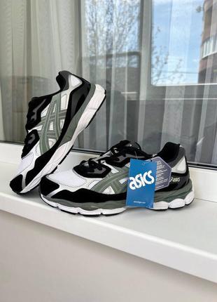 Asics gel-nyc white black green