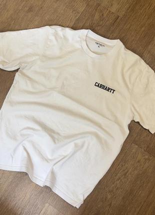 Футболка carhartt wip оригинал белая xl