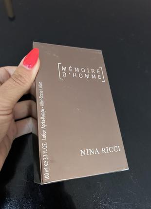 Винтажный nina ricci memoire d homme