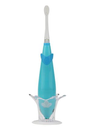 Детская электрическая звуковая зубная щетка seago sg921 sonic с музыкальным таймером, blue (k1010050204)