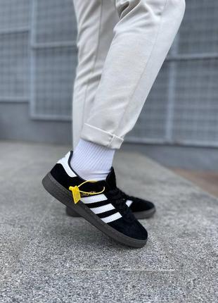 Кроссовки мужские adidas munched черный с белым