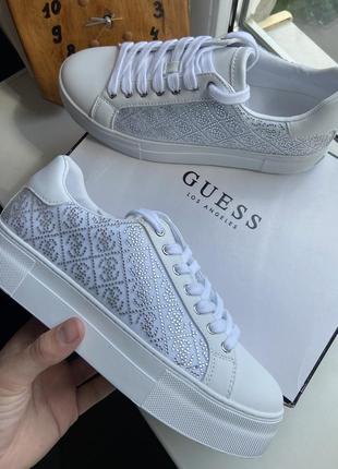 Кроссовки guess gelsen rhinestone logo