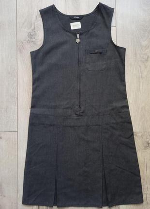 Сарафан для девочки george серый 128 см