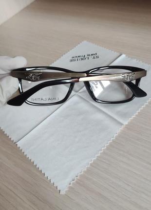 Мужская стильная оправа очки окуляри с флексами lina latini