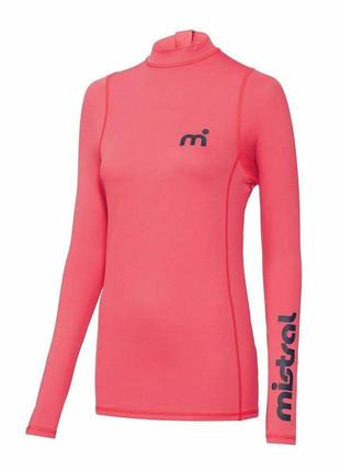 Женская футболка-лонгслив для купания c защитой от ультрафиолета (лайкра) spf/upf 50+  mistral