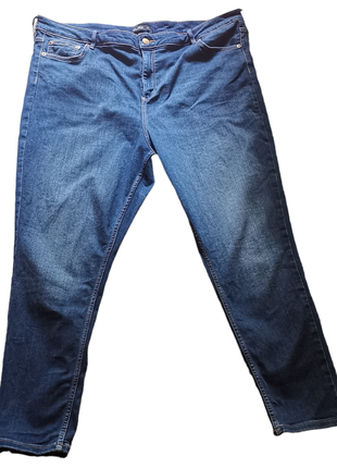 Сині завужені джинси супер батал f&f4 фото