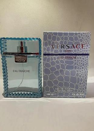 Versace man eau fraiche 100 мл туалетная вода версаче мен еау фреш голубые духи мен фреш