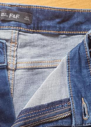Сині завужені джинси супер батал f&f8 фото
