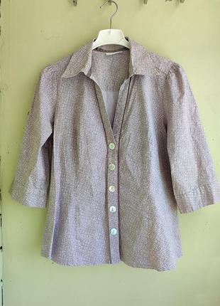 Оригінальна блуза сорочка жіноча від бренду next туреччина перламутрові гудзики