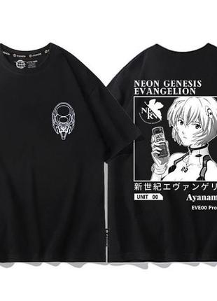 Футболка унісекс evangelion аніме