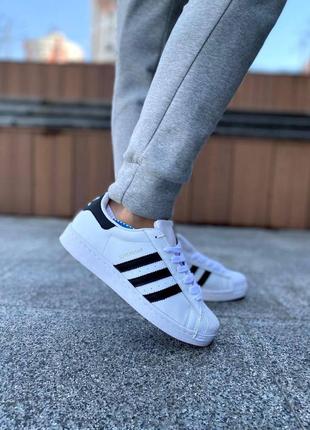 Кросівки жіночі adidas superstar білі