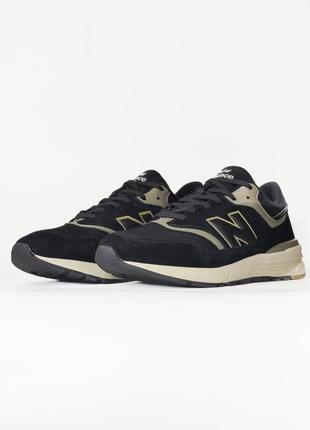 Мужские кроссовки new balance 997 black / haki