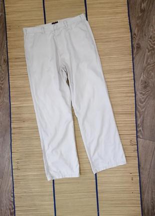 Полная распродажа штаны коттоновые светлые  мужские xl, trader