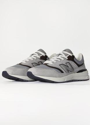 Мужские кроссовки new balance 997 gray / brown