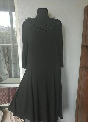 Шикарное чёрное платье 👗