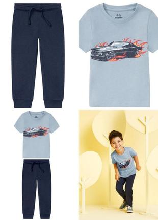 Комплект футболка & спортивні штани на утепленні lupilu