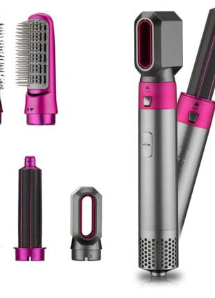 Стайлер 5в1 hot air styler для разных типов волос с функциями придания объема, выпрямления