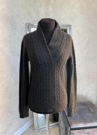 М’ясистий 100% кашеміровий светр дорогого бренду lauren ralph lauren❤️
