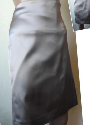 Marc cain satin skirt.саниновая юбка.