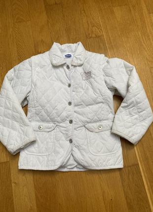 Тоненькая курточка для девочки 4-5роков.трансформер куртка-жилетка chicco