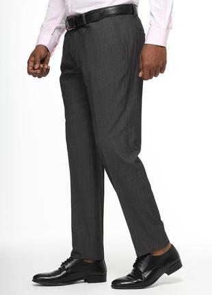 Чоловічі сірі класичні штани брюки на кант t&w
