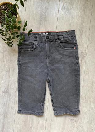 Серые джинсовые шорты matalan 12 лет