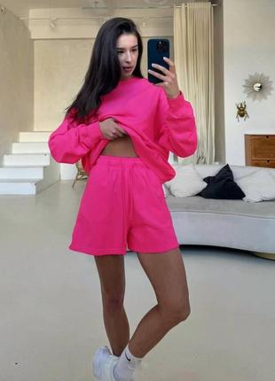 Костюм: шорты бермуды и свитшот🌸
