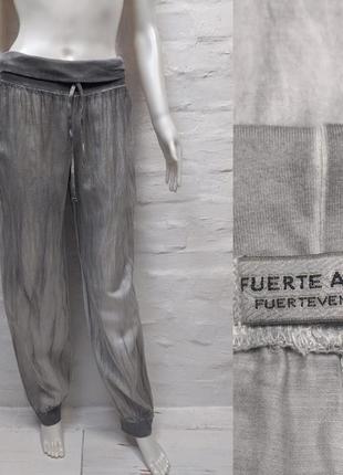 Fuerte action оригинальные брюки из хлопка с шёлком