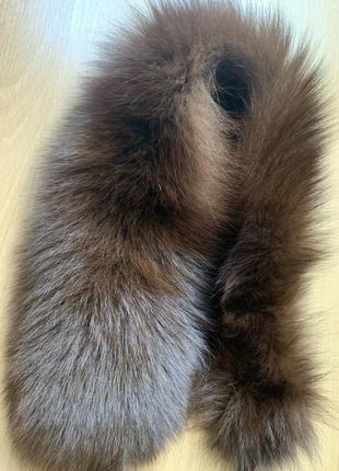 Горжетка воротник из меха песца