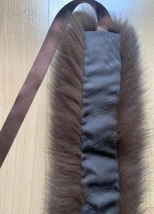 Горжетка воротник из меха песца