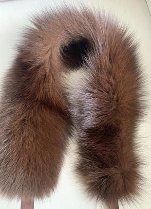 Горжетка воротник из меха песца