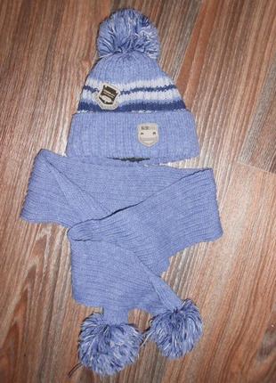 Комплект шапка+шарф