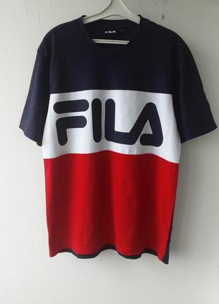 Футболка fila l 46-48 оригинал 100%хлопок