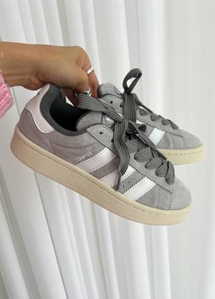 Кеды женские adidas campus grey