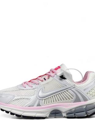 Женские кроссовки nike vomero 5 белые с розовым кеды найк весенние летние демисезонные демисезон низкие кожа кожа кожа кожаные сетка легкие текстильные топ качество7 фото