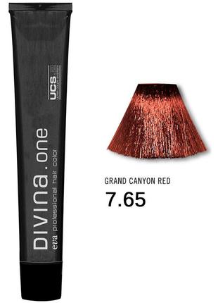 Фарба для волосся 7.65 divina. one 60ml русий червоно-фіолетовий