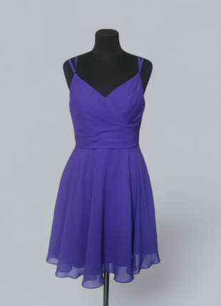 Новое фиолетовое праздничное платье