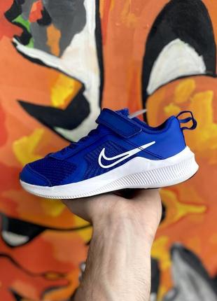 Nike downshifter кроссовки 28 размер детские синие оригинал