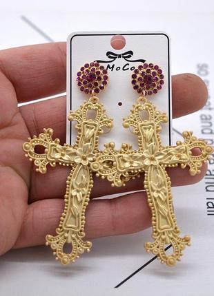 Серьги в стиле dolce & gabbana