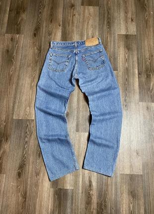 Levi's 501 мужские джинсы левис левайс свет синие винтажные оригинал штаны 30 34 м s