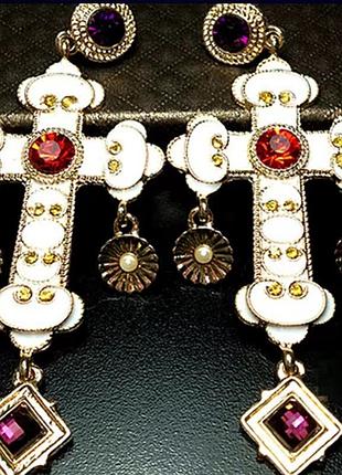 Серьги в стиле dolce & gabbana
