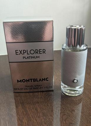 Montblanc explorer platinum 30ml