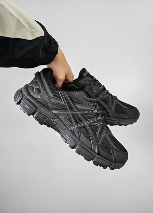 Мужские кроссовки asics gel kahana 8 black (великан)