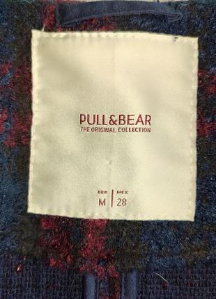Pull&bear, жакет, полу-пальто, пиджак женский, теплый7 фото